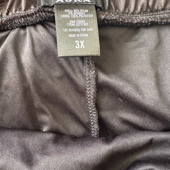 Cosmic Aura Black Lacey Tiered Mini Boho Witchy Skirt w Bow Size 3X - Picture 5 of 5